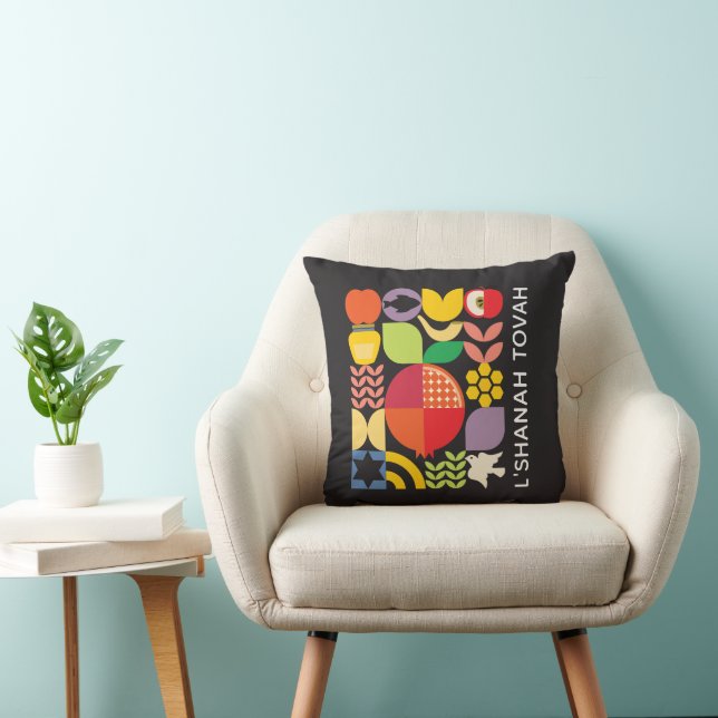 Coussin Rosh Hashanah Nouvel An Juif Miel (Chaise)