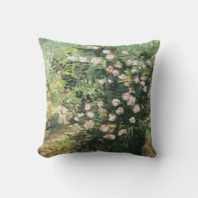 Coussin Rosier en fleurs par Vincent van Gogh (Recto)