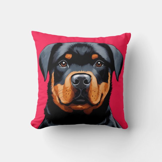 Coussin Rottweiler (Recto)