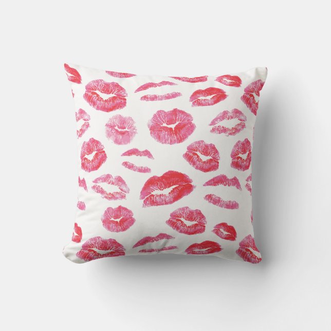 Coussin Rouge à lèvres Lipsense d'aquarelle (Recto)