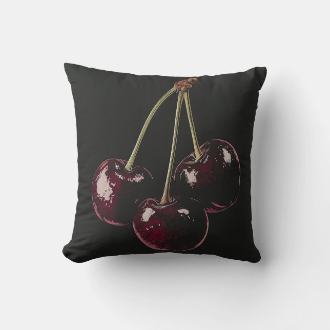 Coussin Rouge cerise (Recto)