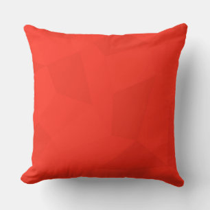Coussin Rouge, cool, tendance, moderne, art géométrique si