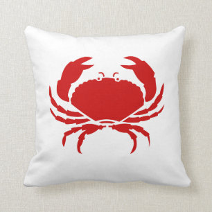 coussin rouge CRAB