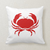 Coussin rouge CRAB