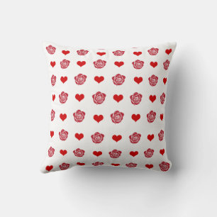 Coussin Rouge Cute Cosy Moderne Romantique Chic Coeur élég