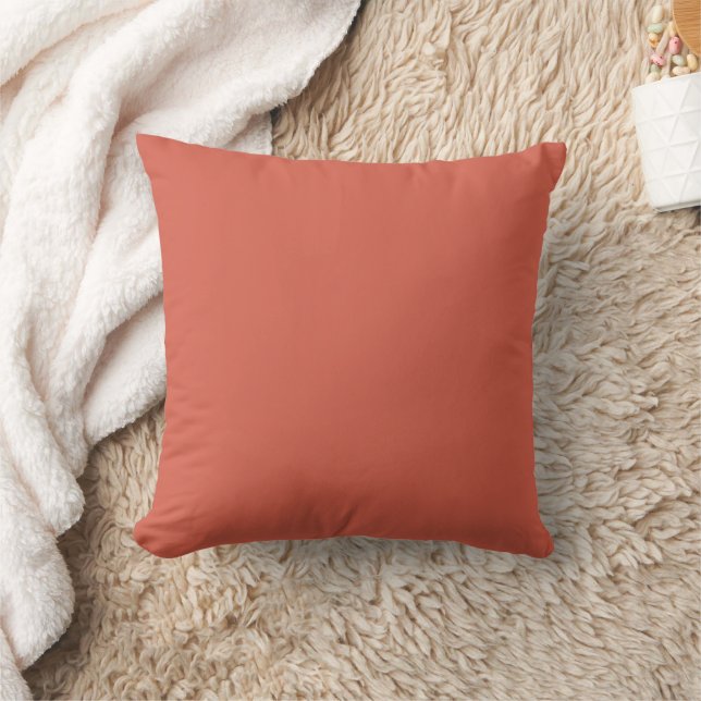 Coussin Rouge Damassé Uni  (Couverture)