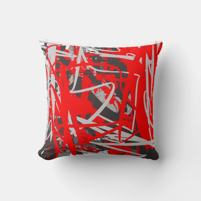 coussin rouge d'art (Recto)