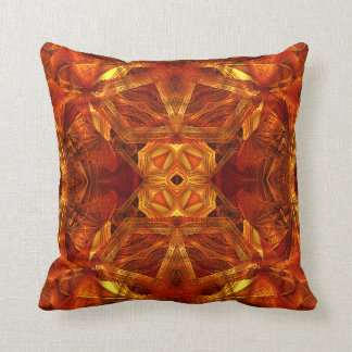 Coussin (rouge) de mandala de dôme