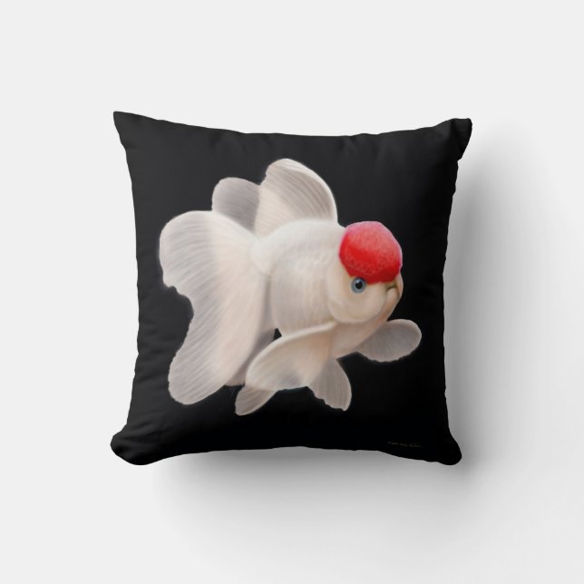 Coussin rouge de poisson rouge d'Oranda de (Recto)