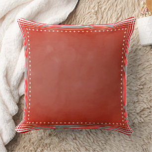 Coussin Rouge d'inspiration danoise