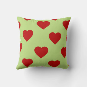 Coussin Rouge Élégant Mignon Cosy Moderne Romantique Chic