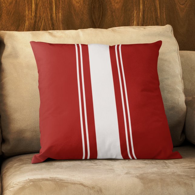 Coussin Rouge et Blanc (Créateur téléchargé)