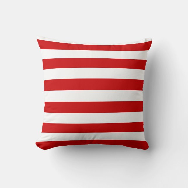 Coussin Rouge et blanc triés (Recto)
