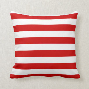 Coussin Rouge et blanc triés