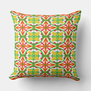 Coussin Rouge et jaune