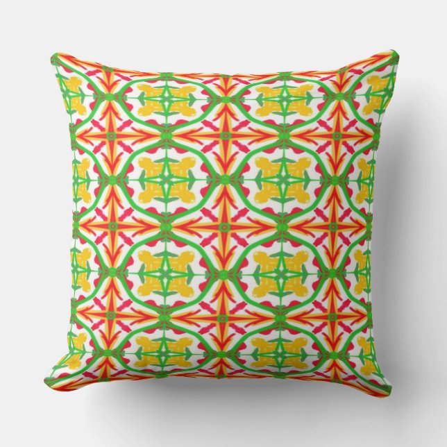 Coussin Rouge et jaune (Recto)