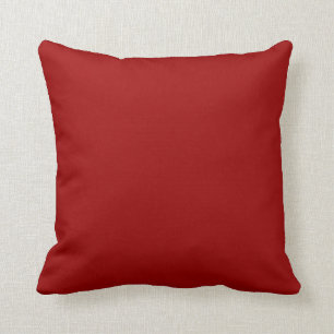 coussin rouge foncé