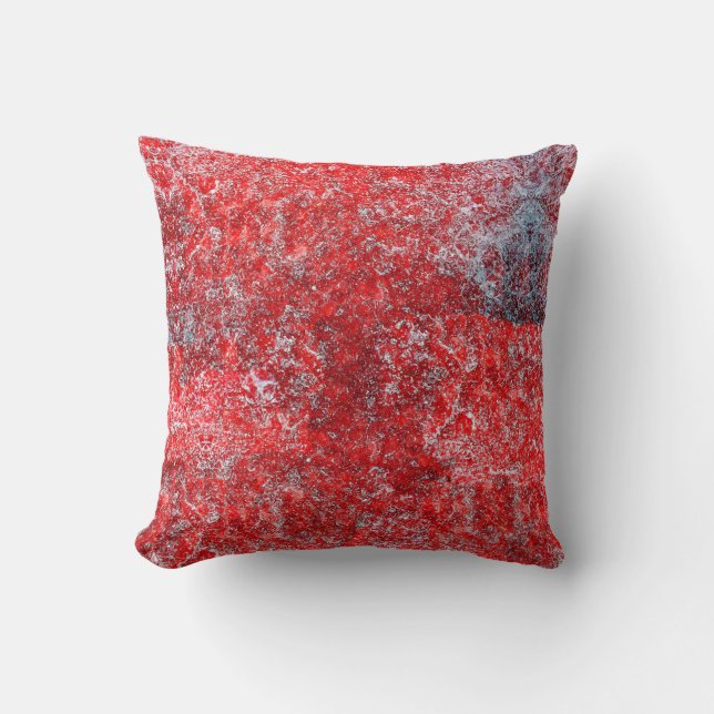 Coussin Rouge grunge textureabstract, antique, art, arrièr (Recto)