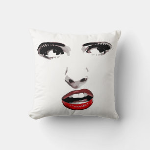 Coussin Rouge Lipstick Dark Eyed Femme maquillage Beauté A