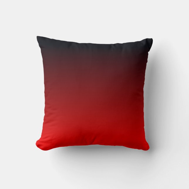 Coussin Rouge noir Ombre (Recto)