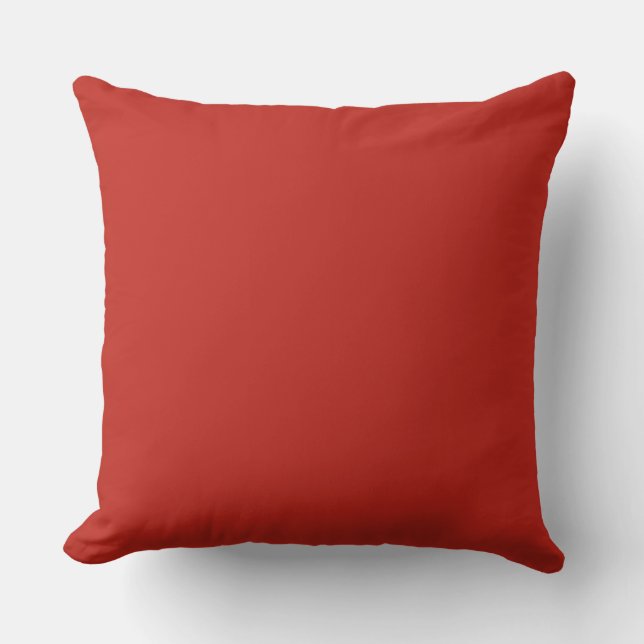 Coussin Rouge Orange d'Automne (Recto)