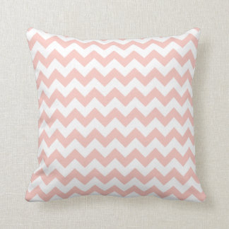 Coussin Rougissent Chevron rose