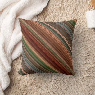 Coussin Rouille de cyprès chauve d'automne, pêche et rayur