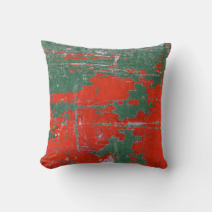 Coussin Rouille en acier coloré, arrière - plan texturé.