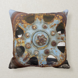 Coussin Rouille industrielle : Rais, photographie