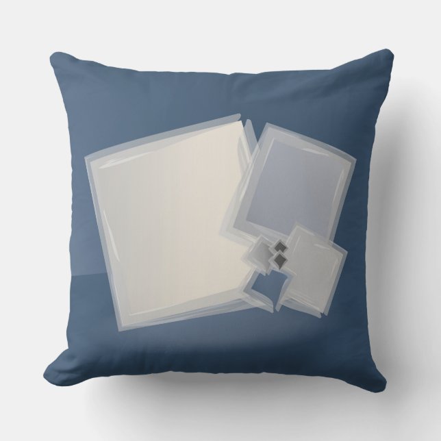 Coussin Roulement des carrés Fibonacci (Recto)