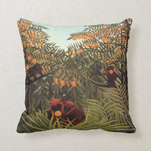Coussin Rousseau - Les singes de la Orange Grove