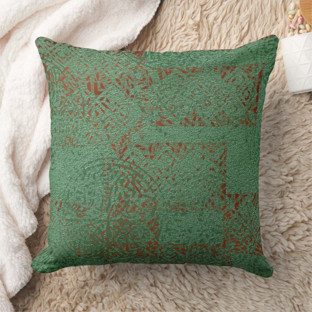 Coussin Rousses vert celtique (Couverture)