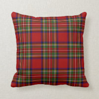 Royal Stewart Tartan Plaid Scottish Symétrie