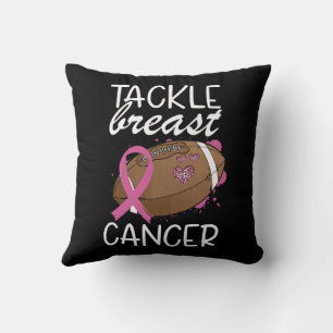 Coussin Ruban de sensibilisation au cancer du sein Lutter