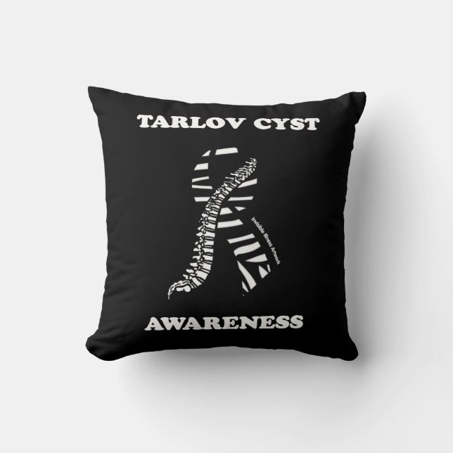 Coussin Ruban/Kyste de Tarlov...Sensibilisation (Recto)