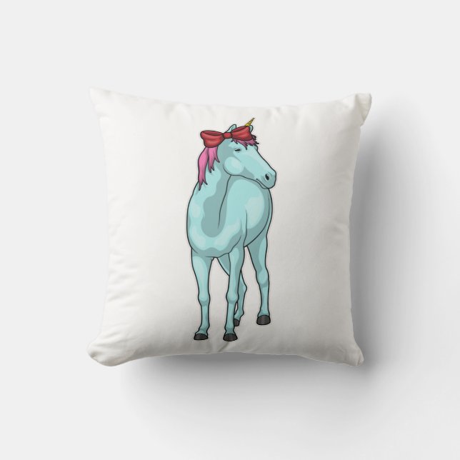 Coussin Ruban Unicorn (Recto)