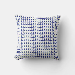Coussin Rubans bleus