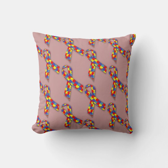 Coussin Rubans de puzzle (Recto)