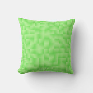 Coussin Rubans de satin - Vert citron