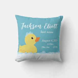 Coussin Rubber Duck Sexe Neutral Nouveau-né Statistiques s