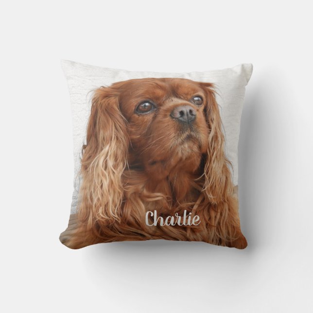 Coussin Ruby Cavalier King Charles Spaniel Chien (Recto)