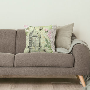 Coussin ruche florale victorienne