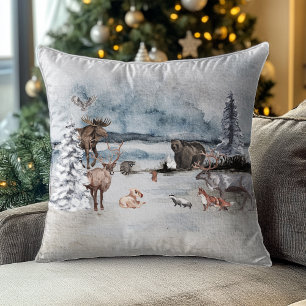 Coussin Rudolph Reindeer Vacances de Noël animal