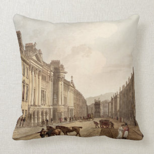 Coussin Rue de Milsom, de 'Bath illustré par une série
