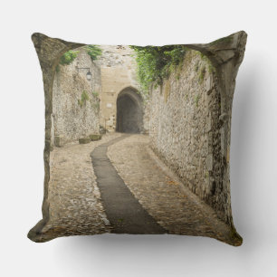 Coussin Rue en pierre grise, France