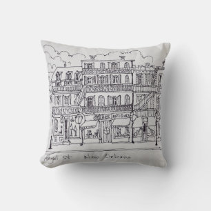 Coussin Rue Royale La Nouvelle-Orléans, Louisiane