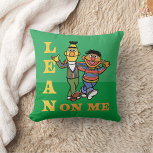 Coussin Rue Sésame Bert & Ernie Lean sur moi
