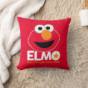 Coussin Rue Sésame Elmo Beaucoup de rires depuis 1984