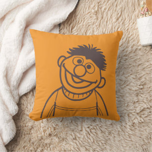 Coussin Rue Sésame Ernie Bright