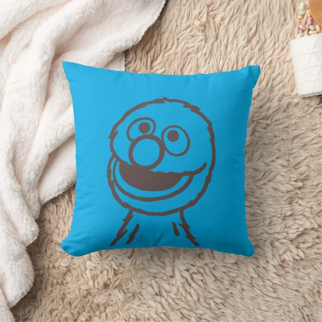 Coussin Rue Sésame | Lumière de Grover (Couverture)